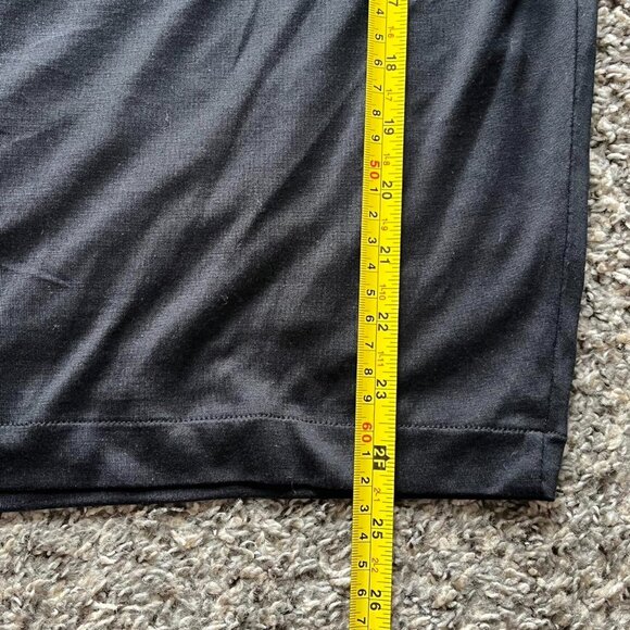 Banana Republic Black 100% Silk Blouse Wmn Med Feminine Normcore Flowy Elegant - Picture 6 of 6